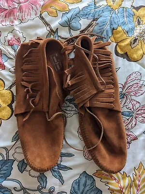 Men's Minnetonka Mocassins Soft Sole • $50