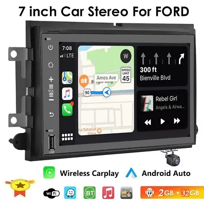 Car Stereo GPS Dash For Ford E-250 F150 F-150 2004-2008 Radio Android 12 Carplay • $138.99