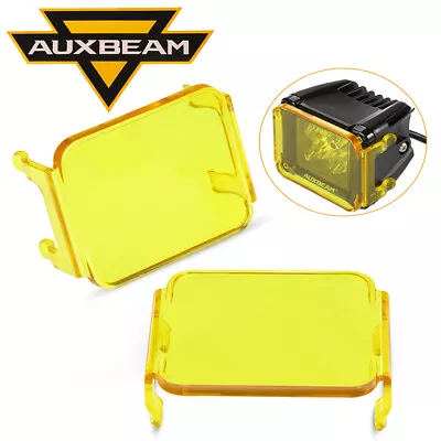 AUXBEAM Amber Cube Light Bar Protection Covers For 3 Inch Led Driving Light Pods • $16.98
