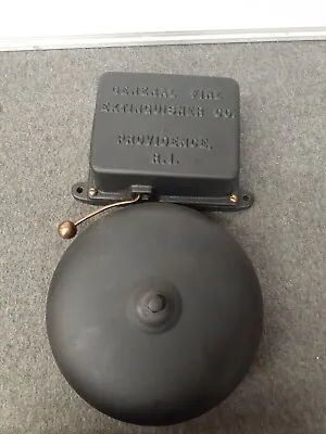 Vintage RARE GENERAL FIRE EXTINGUISHER CO.  ALARM Bell Providence RI • $299.99