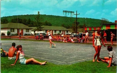 C79-0515 A Tennis Game In Fernwood Mt. Pocono Pa. Postcard. • $0.10