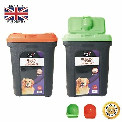 £15.99 • Buy 30l Pet Food Container Dog Cat Animal 15kg Dry Feed Seed Storage Box Bin & Scoop