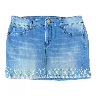 GAP Kids Mini Skirt With Embroidery For Girls Size 12 Regular • $5.99