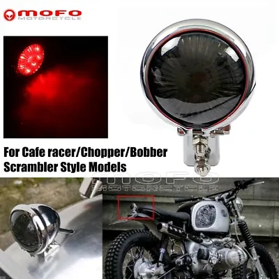 Rear Tail Light Round Retro Motorcycle LED Brake Tail Signal Light For Chopper • $15.82