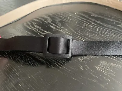 £27 • Buy Giorgio Armani Black Silk And Leather Belt Size 46