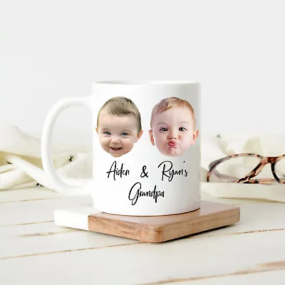 Baby Mug Personalized With Your Baby's Photo And Name Grandpa Gift Dad Gift Mug • $26.99