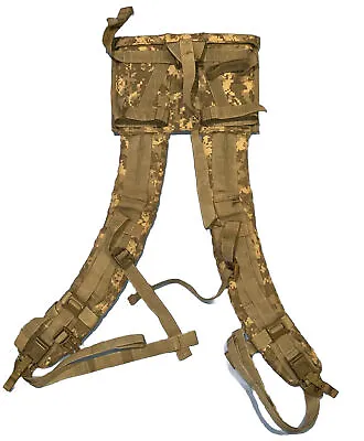 Us Military Molle Ii Enhanced Shoulder Straps  Acu Rucksack Vg • $20.10