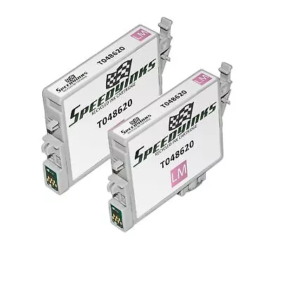 2PK T048620 48 For Epson LIGHT MAGENTA Ink Cartridge RX500 RX600 RX620 R200 R220 • $7.99