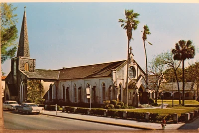 $0.50 • Buy Florida FL St Augustine Trinity Episcopal Church Postcard Old Vintage Card View