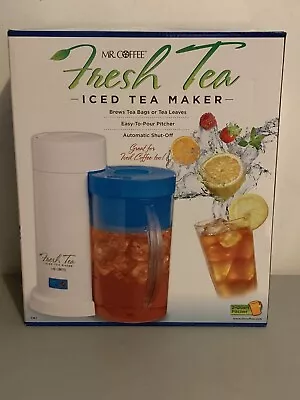 Mr Coffee Iced Tea Maker 2 Qt Blue TM1 Pitcher Brand New Sealed • $59.99