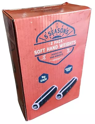5 SEASONS 2-Pack Soft Hand Weights (1kg) • $29.99