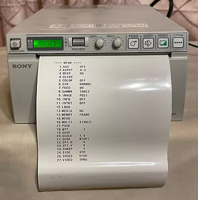 Sony Video Graphic Printer / Up-897md. • $350