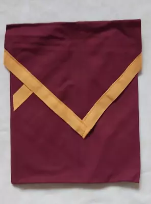 £2.95 • Buy Boy Scout Cub Scout & Girl Guide Necker Neckerchief Burgundy Orange  100% Cotton