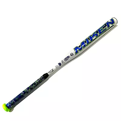 Miken Rev-Ex Slow Pitch Softball Bat White Mrvall Maxload Dual Stamp 34  30oz. • $74.95