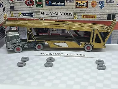 MATCHBOX King Size No. K-11 DAF Car Transporter 1969 Lesney (GREY TIRES ONLY) • $8