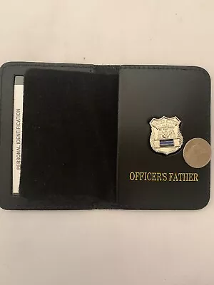 £18.83 • Buy Police Officer Thin Blue Line Officer Father Mini Pin And   ID Wallet - 2018
