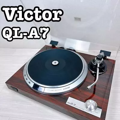 Victor Turntable QL-A7 Quartz Lock DD Player Direct Drive Operation Confirmed • $400.61