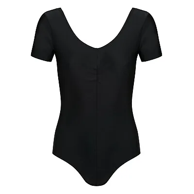 £6.95 • Buy Short Sleeve Leotard Nylon With Ruche Front (Ballet, Drama, Uniform, Gymnastic)