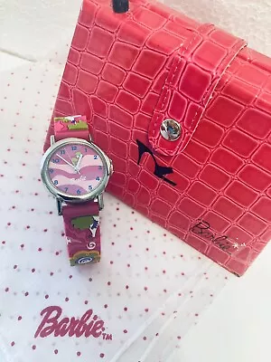 Barbie Vintage-Themed Dog Wristwatch & Tote NOS Seiko Instruments No Tags BB0040 • $35.97