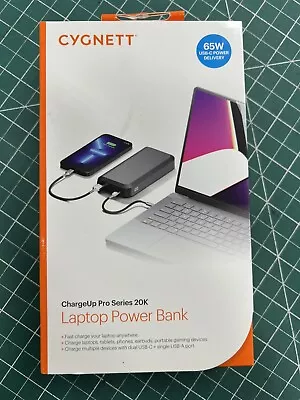 Cygnett ChargeUp Pro Series 20K Laptop Power Bank • $85