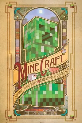 Minecraft Computronic 91.5x61cm 36  X 24  Maxi Poster  Official Sealed • £9.95