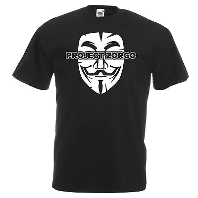 Unisex Black Project Zorgo V2 YouTube System Hacker Patrol T-Shirt • £12.95