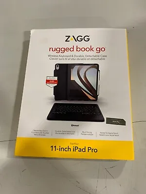 $19.99 • Buy ZAGG Rugged Book Go Wireless Keyboard And Durable Case For Apple IPad Pro 11
