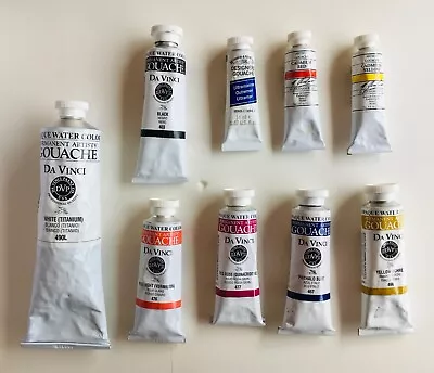 Professional Artists Gouache Opaque Watercolors Tubes LN • $69