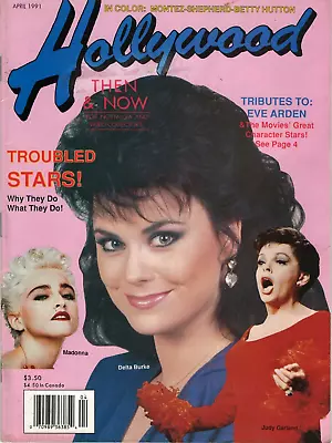 Hollywood Studio Magazine April 1991 Delta Burke Madonna Judy Garland Eve Arden • $12.99