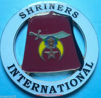 Shriners International  Masonic Cut Out Car Emblem • $13.99