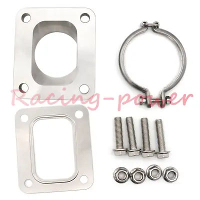 3 OD V-Band Flange To T4 Adapter Flange Kit For G25/G30/G35/GTX28/GTX30/GTX35 • $104.99