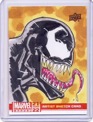 Upper Deck Marvel Annual 2021-22 SKetch Card Unsigned Venom • $199.99
