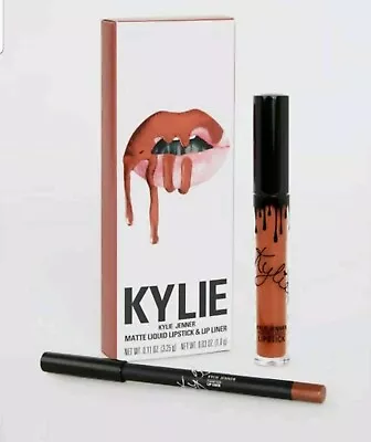 $21.99 • Buy Kylie Jenner Pumpkin Matte Liquid Lipstick And Lip Liner 