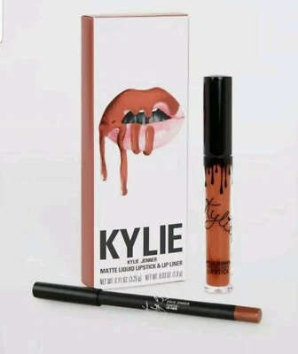 $21.99 • Buy Kylie Jenner Pumpkin Matte Liquid Lipstick And Lip Liner 