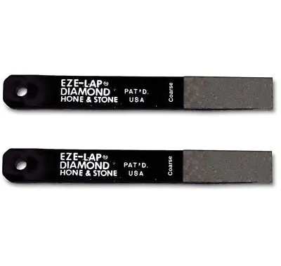 2 PACK Eze-Lap Knife Sharpener Coarse Grit Diamond Knife Sharpener On A Paddle • $21.89