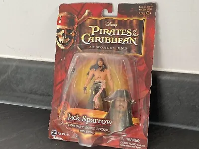 2007 Zizzle Pirates Of The Caribbean Jack Sparrow From Davy Jones Locker Figure • £44.95