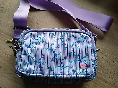 Jack Wills Purple Floral Mini Crossbody Bag Ref Bg1 • £14.99