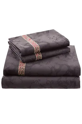 Natori Fretwork Dragon Flat Sheet Queen King • $99