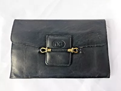 Original ’JC Janet’ Ladies Black Leather Wallet Horses Bit/Snaffle Detail   • £8