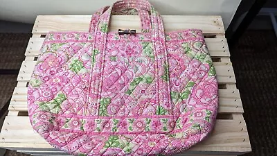 Vera Bradley Petal Pink Toggle Tote Purse -RETIRED-8.5  WIDEX7.5  TALL • $13