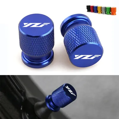 For YAMAHA YZF R1 R3 R6 R7 R25 R125 R1M YZF-R6 Tire Valve Cap Stem Cover Plugs • $1