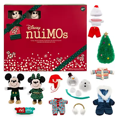 Disney Parks NuiMOs 12-Day Advent Calendar Christmas Mickey Mouse Minnie Mouse • $119.75