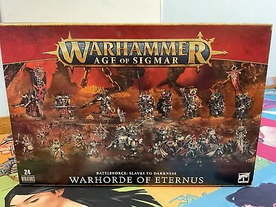 Warhammer AoS Battleforce: Slaves To Darkness - Warhorde Of Eternus - Brand New • $185