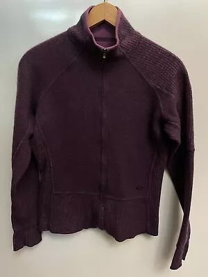 Mountain Hardwear Wool Jacket Purple Womens Size M • $38.90