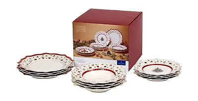 Villeroy & Boch Toy'S Delight Dinner Set Of Plates 12pcs Multi Colour 12 ... • $275.27