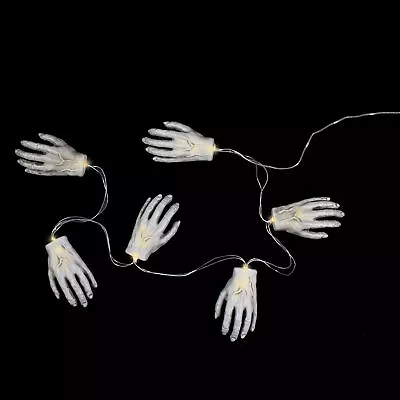 Northlight Set Of 6 Skeleton Hands Halloween Light Set • $36.53