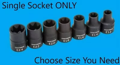 Craftsman 1/2 Drive Impact E-Torx Bit External Single Socket-Pick Your Size NEW • $14.95