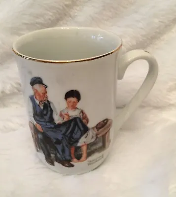 Norman Rockwell Museum Mug Cup The Lighthouse Keeper's Daughter 1982 Vintage  • $1.99