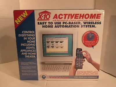 X-10 Activehome 6 Piece Wireless Home Automation Kit - NEW !!  SEALED !! • $33.95