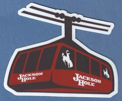 New Jackson Hole Wyoming Mountain Ski Resort Area Tram Gondola Sticker Decal • $4.99